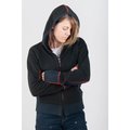 Dovetail Workwear Rugged Zip Up Double Layer Hoody - Black M DWF18ZH1-001-M